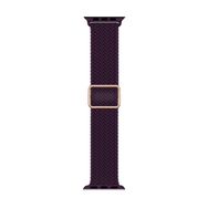 Microsonic Apple Watch Series 8 Braided Loop Band Bordo 41 mm Kordon