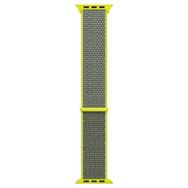 Microsonic Apple Watch Series 8 Hasırlı Woven Sport Loop Koyu Yeşil 41 mm Kordon