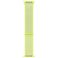 Microsonic Apple Watch Series 8 Hasırlı Woven Sport Loop Sarı 41 mm Kordon