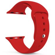 Microsonic Apple Watch Series 8 Silikon Kırmızı 41 mm Kordon