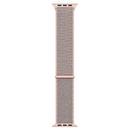 Microsonic Apple Watch Series 9 41 mm Hasırlı Rose Gold Woven Sport Loop Kordon