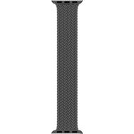 Microsonic Apple Watch Series 9 41 mm Small 127 mm Braided Solo Loop Band Koyu Gri Kordon