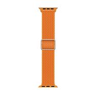 Microsonic Apple Watch Series 9 45 mm Braided Loop Band Turuncu Kordon