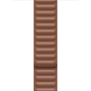 Microsonic Apple Watch Series 9 45 mm Kahverengi Leather Link Band Kordon