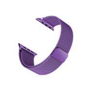 Microsonic Apple Watch Series 9 45 mm Milanese Loop Mor Kordon