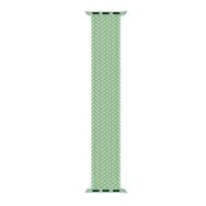 Microsonic Apple Watch Series 9 45 mm Small 127 mm Braided Solo Loop Band Açık Yeşil Kordon