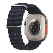 Microsonic Apple Watch Series 9 Ocean Band Lacivert 41 mm Kordon