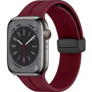 Microsonic Apple Watch Ultra Ribbon Line Bordo Kordon