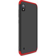 Microsonic CS110-KRZ Samsung Galaxy A10 Double Dip 360 Protective Siyah Kırmızı Kılıf