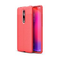 Microsonic CS110-KRZ Xiaomi Mi 9t Deri Dokulu Silikon Kırmızı Kılıf