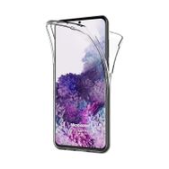 Microsonic CS130-CLR-FB-GLX-A6-2018 Samsung Galaxy A6 2018 6 Tarafı Tam Full Koruma 360 Clear Soft Şeffaf Kılıf