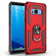 Microsonic CS220-KRZ Samsung Galaxy S8 Plus Military Ring Holder Kırmızı Kılıf