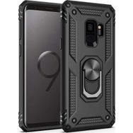 Microsonic CS220-SYH Samsung Galaxy S9 Military Ring Holder Siyah Kılıf