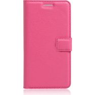 Microsonic Cüzdanlı Deri Lenovo S1 Lite Pembe Kılıf