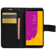 Microsonic Cüzdanlı Deri Samsung Galaxy J8 Kırmızı Kılıf