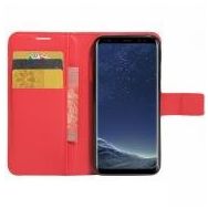 Microsonic Cüzdanlı Deri Samsung Galaxy S8 Plus Kırmızı Kılıf