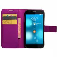 Microsonic Cüzdanlı Deri Vestel Venüs V2 5.0 V Pembe Kılıf