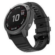 Microsonic Garmin Fenix 6 Pro Solar Titanium Siyah Quick Fit Strap Band Kordon