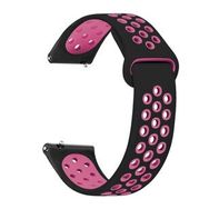 Microsonic Garmin Forerunner 158 Rainbow Sport Band Siyah Pembe Kordon