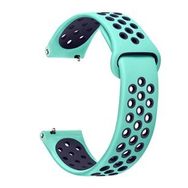 Microsonic Garmin Forerunner 245 Rainbow Sport Band Yeşil Lacivert Kordon