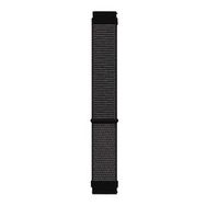 Microsonic Garmin Forerunner 265 Hasırlı Woven Sport Loop Siyah Kordon