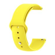 Microsonic Garmin Forerunner 645 Silicone Sport Band Sarı Kordon