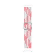 Microsonic Garmin Forerunner 745 Braided Loop Band Pembe Beyaz Kordon