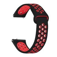 Microsonic Garmin Venu 2 Rainbow Gently Band Kırmızı Siyah Kordon