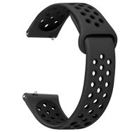 Microsonic Garmin Vivoactive 4 Rainbow Gently Band Siyah Kordon