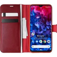 Microsonic General Mobile GM 20 Pro Delux Leather Wallet Kırmızı Cep Telefon Kılıfı
