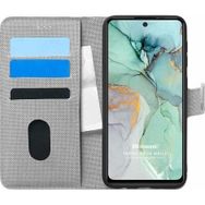 Microsonic General Mobile Gm 22 Plus Fabric Book Wallet Gri Cep Telefon Kılıfı