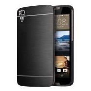 Microsonic HTC Desire 828 Hybrid Metal Siyah Kılıf