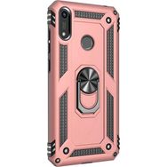 Microsonic Huawei Honor 8a Military Ring Holder Rose Gold Kılıf