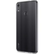 Microsonic Huawei Honor 8a Transparent Soft Beyaz Kılıf