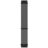 Microsonic Huawei Honor Magic Watch 2 46 mm için Hasırlı Woven Sport Loop Gri Kordon