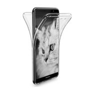Microsonic Huawei Mate 10 6 Tarafı Tam Full Koruma 360 Clear Soft Şeffaf Kılıf