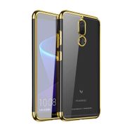 Microsonic Huawei Mate 10 Lite Skyfall Transparent Clear Gold Kılıf