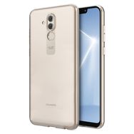 Microsonic Huawei Mate 20 Lite Transparent Soft Beyaz Kılıf