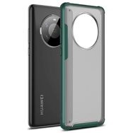 Microsonic Huawei Mate 40 Pro Frosted Frame Yeşil Cep Telefonu Kılıfı