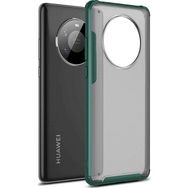 Microsonic Huawei Mate 40 Pro Frosted Frame Yeşil Cep Telefonu Kılıfı