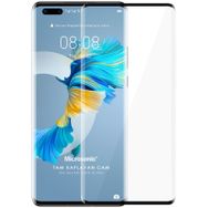 Microsonic Huawei Mate 40 Pro Tam Kaplayan Temperli Siyah Cam Ekran Koruyucu