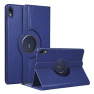 Microsonic Huawei Matepad 11 2023 360 Rotating Stand Deri Lacivert Tablet Kılıfı