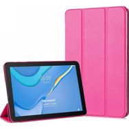 Microsonic Huawei MatePad SE Slim Translucent Back Smart Cover Pembe Tablet Kılıfı