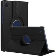 Microsonic Huawei MatePad T10S 360 Rotating Stand Deri Siyah Tablet Kılıfı