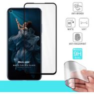 Microsonic Huawei Nova 5T Uyumlu Seramik Matte Flexible Siyah Ekran Koruyucu