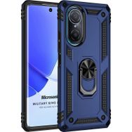 Microsonic Huawei Nova 9 SE Military Ring Holder Lacivert Kılıf