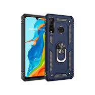 Microsonic Huawei P30 Lite Military Ring Holder Lacivert Kılıf