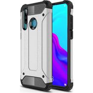 Microsonic Huawei P30 Lite Rugged Armor Gümüş Kılıf