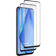 Microsonic Huawei P40 Lite Crystal Seramik Nano 2 Adet Siyah Ekran Koruyucu