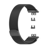 Microsonic Huawei Watch Fit için Milanese Loop Siyah Kordon